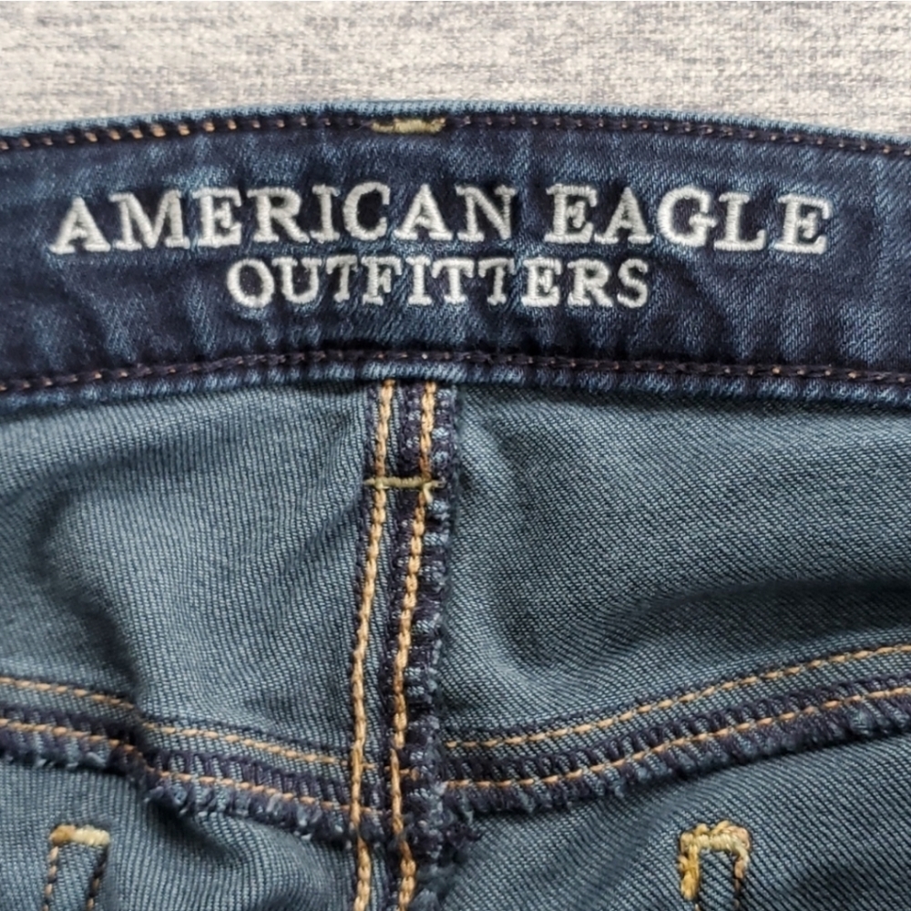 American Eagle Outfitters Dark Indigo Skinny Jeans - Picture 6 of 12